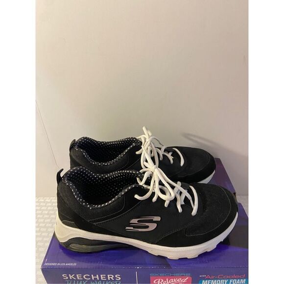 Skechers Skech-air air cooled memory foam sn#12720 size 10 Black laces - Picture 1 of 5